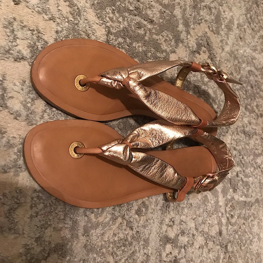 Banana republic dressy sandals- rose gold !